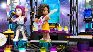 Pop Star Show Stage  LEGO Friends  41105  Product Animation [upl. by Aynekat64]