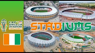 Ivory coast 2024 Africa Cup of Nations Stadiums 🇨🇮 [upl. by Sherar]