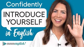 Tell me about yourself Introduce yourself in English with EASE [upl. by Oderf]