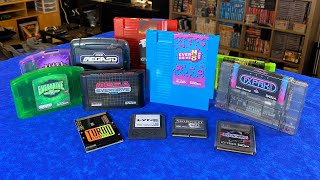 My EVERDRIVE amp Flash Cart Collection SNES N64 SegaCD Game Boy NEOGEO Genesis etc [upl. by Aneehsyt]