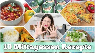 10 Mittagessen REZEPTE 🍝 Für die ganze Familie  Schnell Einfach amp Lecker [upl. by Lashondra]