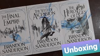 Mistborn By Brandon Sanderson Box Set  Unboxing [upl. by Konopka640]