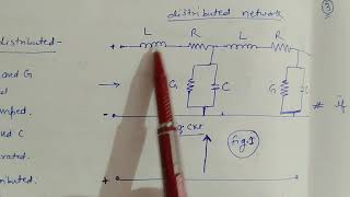 Transmission line lumped and distributed network  Dr Ravi Dwivedi VIT Chennai [upl. by Norbert910]