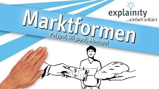 Marktformen einfach erklärt explainity® Erklärvideo [upl. by Kruger]