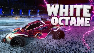 BEST TITANIUM WHITE OCTANE CAR DESIGNS ON ROCKET LEAGUE [upl. by Agata]