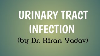 Microbiology lectures Urinary tract infection UTI [upl. by Zsa825]