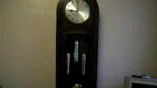 1930S WESTMINSTER CHIME LONGCASE CLOCK [upl. by Leeke496]