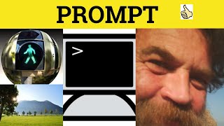 🔵 Prompt Meaning Prompted Examples  Prompter Prompting  C2 English Vocabulary [upl. by Trebbor497]