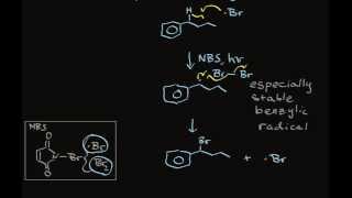 NBS Benzylic Bromination of Alkylbenzene Compounds [upl. by Seth]