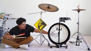 The SMALLEST drum kit in the world [upl. by Kipton]