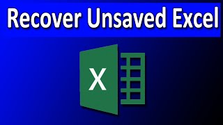 How To FindRecover Unsaved or Lost Excel File in Windows 10 [upl. by Nitnelav267]