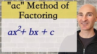 Factoring Trinomials with Leading Coefficient not 1 AC Method [upl. by Carlina794]