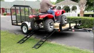 HOW TO LOAD EXCAVATOREQUIPMENT ON TRAILER AND SECURE LOAD [upl. by Aelanna842]