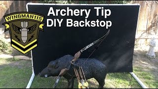 Archery Tip  DIY BackStop [upl. by Courtland31]