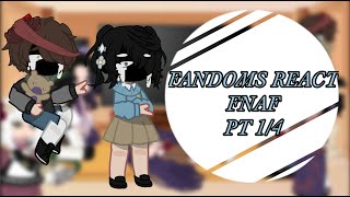 Fandoms React  FNAF  CC and Cassidy  14 [upl. by Reyem]