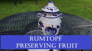 Rumtopf a Deliciously Simple Boozy Fruit Preserving Compote [upl. by Leland]