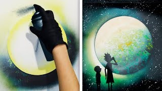 15 BRILLIANT ART IDEAS WITH SPRAY PAINT [upl. by Eila]