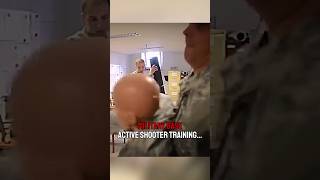 Military base active shooter scenario training‼️🤯 military army combat war [upl. by Eachelle]