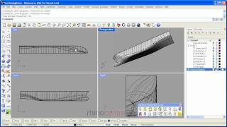 Demo Rhino sections and linesplans [upl. by Jeffries]