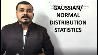 STATISTICS Gaussian Normal Distribution [upl. by Lander469]