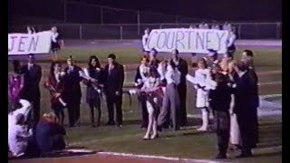 Centreville High School Clifton Virginia 1994 Homecoming Halftime Ceremony [upl. by Assenev]