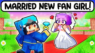 Omz MARRIED A NEW CRAZY FAN GIRL in Minecraft [upl. by Taylor]