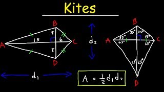 Kites Basic Introduction Geometry [upl. by Ahsiym991]