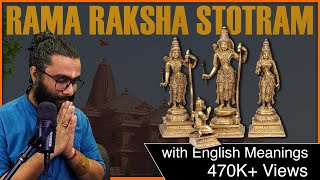 Learn Shri Rama Raksha Stotram for Shri RamMandirPranPratishta 2024  with English Meanings [upl. by Eseilana777]