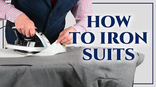 How To Iron A Suit Blazer or Sport Coat  How To Press Suits Sleeves Back Gentlemans Gazette [upl. by Cristobal]