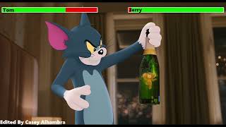 Tom and Jerry 2021 Hotel Room Battle with healthbars [upl. by Senalda519]