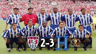 USA 2 vs Honduras 3 RESUMEN 912001 WCQ2002 [upl. by Ramal]