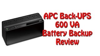 APC BackUPS 600VA UPS Battery Backup 2018 Review [upl. by Suruat]