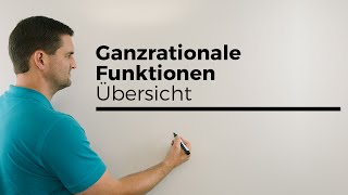 Ganzrationale Funktionen Übersicht Polynomfunktionen  Mathe by Daniel Jung [upl. by Aroz878]