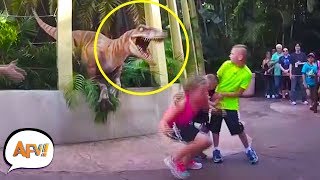 They didnt EXPECT THAT Funniest Amusement Park Videos  AFV [upl. by Cotsen]