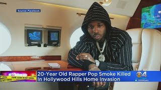 Rapper Pop Smoke Killed In Hollywood Hills Home Invasion [upl. by Koerner]