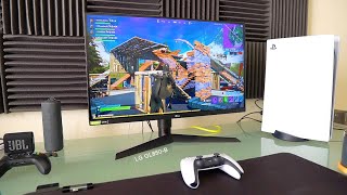 Ps5 Performance on LG 27GL850 Gaming Monitor 4K 1080p 120hz 60hz [upl. by Erot]