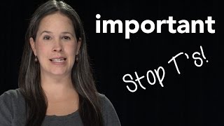 How to Pronounce IMPORTANT  American English [upl. by Abigail]