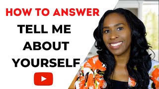 Tell Me About Yourself  Best Answer to This Interview Question ✓ [upl. by Eerbua358]