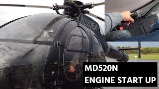 HOW TO START A HELICOPTER  MD520 NOTAR [upl. by Midis843]