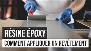 Résine époxy  Comment appliquer un revêtement  Tutoriel [upl. by Zzaj]