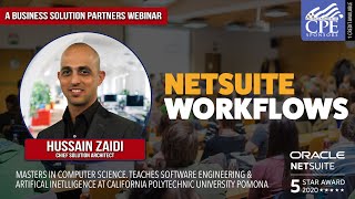 NetSuite Masterclass Workflows [upl. by Quin]