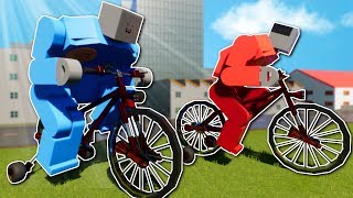 CRAZY BIKE RACE  Brick Rigs Multiplayer Gameplay  Lego Canyon Bike Race [upl. by Boorer]