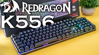 Unboxing and Review  Redragon K556 Full Size Mechanical Keyboard [upl. by Aicillyhp]