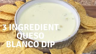 3 Ingredient Queso Blanco Dip Mexican Restaurant Style with Chef Kristi [upl. by Benjamen527]