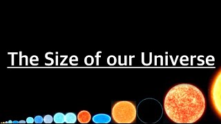 The Size of Our Universe Universe Size Comparison [upl. by Martina]