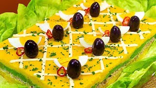 CAUSA RELLENA DE ATUN  RECETA PERUANA  Sazón y Corazón [upl. by Ednutey]