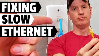 HOW TO FIX SLOW ETHERNET CONNECTION SPEED  8 QUICK amp EASY TIPS [upl. by Eeruhs]