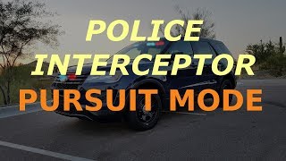 What is Pursuit Mode on the Ford Police Interceptor Utility [upl. by Nawram]