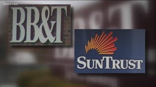 BBampT and SunTrust banks merging [upl. by Yerggoeg]