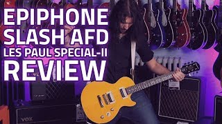 Epiphone Slash AFD Les Paul SpecialII Guitar Outfit  Demo Review [upl. by Elorak]